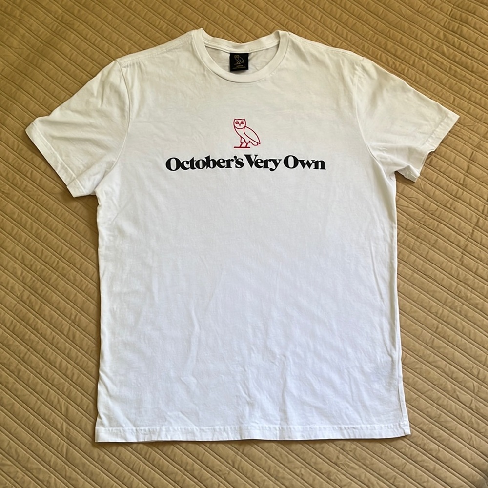 Men’s OVO T-Shirt - White - Size Medium